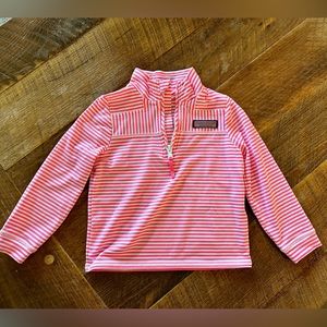 Vineyard Vines Sankaty, pink and white striped pullover